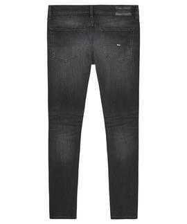 PANTALÓN VAQUERO SCANTON SLIM FIT AG1281 DENIM NEGRO DEGRADÉ