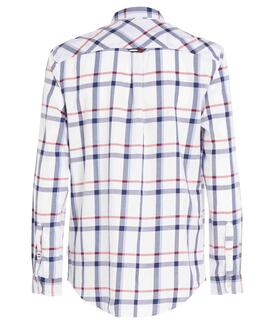 CAMISA ESSENTIAL CHECK TARTAN BLANCO