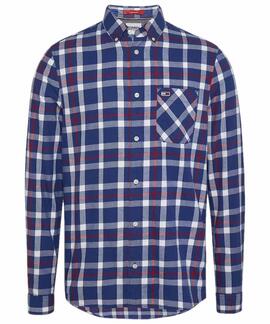 CAMISA ESSENTIAL CHECK TARTAN AZUL