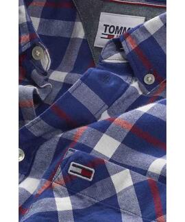 CAMISA ESSENTIAL CHECK TARTAN AZUL