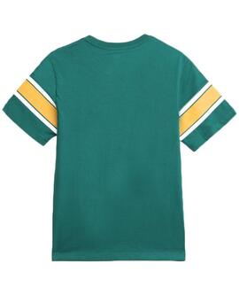 CAMISETA GRAPHIC TEE 501 STRIPE VERDE