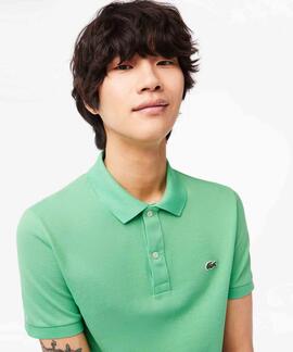 POLO LACOSTE SLIM FIT TTF VERDE