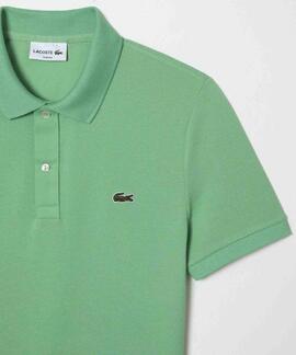 POLO LACOSTE SLIM FIT TTF VERDE