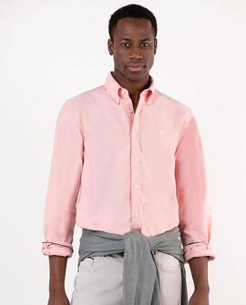 CAMISA LISA OXFORD CORAL