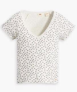 CAMISETA LEVI’S® DRY GOODS DE PICO JANE FLORAL PERSIAN