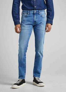 PANTALÓN VAQUERO STANLEY TAPER FIT MM5 POWERFLEX DENIM