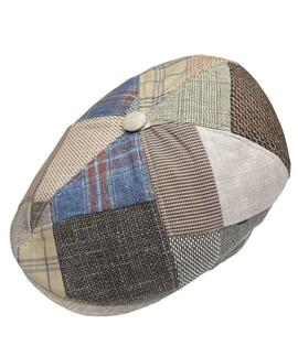 GORRA BEIRETS OXFORD PATCHWORK BEIGE