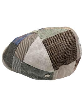 GORRA BEIRETS OXFORD PATCHWORK BEIGE