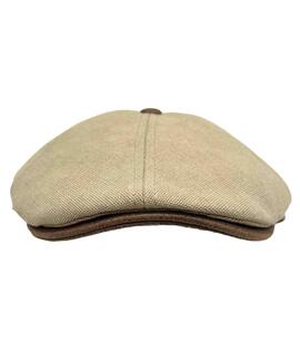 GORRA BEIRETS OXFORD CANVAS BEIGE