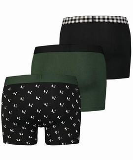 LEVIS 200SF GIFTBOX CHRISTMAS BOXER 3P DARK GREEN