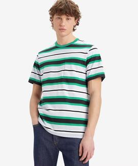 CAMISETA LEVI’S® RELAXED FIT POCKET TEE DOLFHIN STRIPE DUSTY