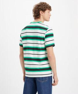 CAMISETA LEVI’S® RELAXED FIT POCKET TEE DOLFHIN STRIPE DUSTY