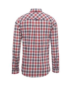 TJM ESSENTIAL MULTI CHECK SHIRT REGULAR FIT WHITE