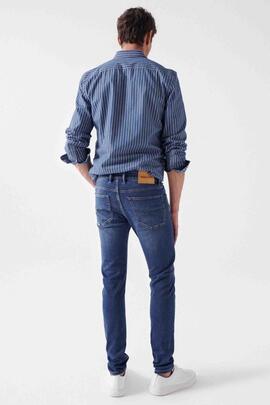 PANTALÓN VAQUERO SKINNY FIT S-ACTIV DENIM AZUL