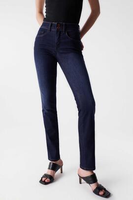 SECRET SLIM FIT SOFT TOUCH EN DENIM AZUL