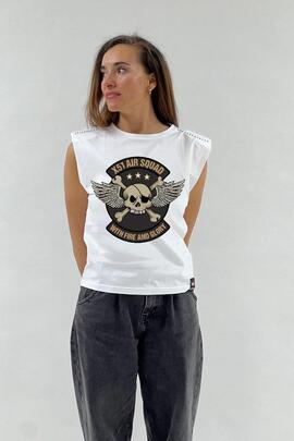 CAMISETA DE MUJER GLORY BLANCA