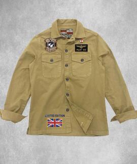 SOBRECAMISA DE HOMBRE PILOT CAMEL