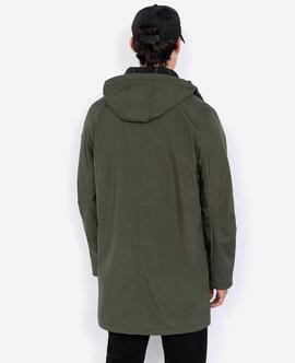 CHAQUETA LARGA KALVIN SOFTSHELL VERDE CAQUI