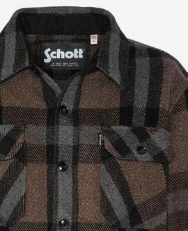 SOBRECAMISA SCHOTT SHCARL45 CUADROS VERDES