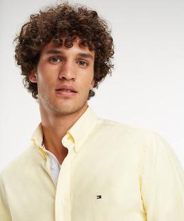 ORGANIC OXFORD SHIRT REGULAR FIT LEMON ZEST