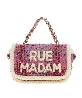 BOLSO RUE MADAM PARIS THE CORE S TWEED PINK