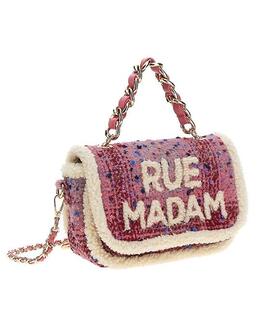 BOLSO RUE MADAM PARIS THE CORE S TWEED PINK