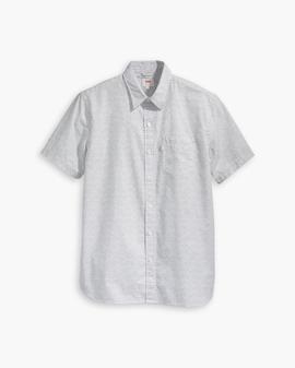 SS SUNSET 1 POCKET SHIRT MICROSTARS MARSMALLOW