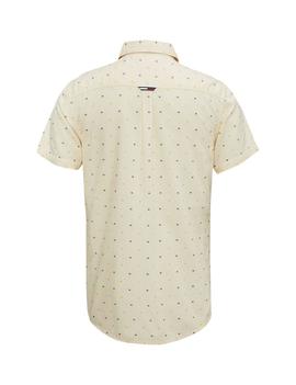 TJM SHORT SLEEVE DOBBY SHIRT REGULAR RDIANT YELLOW