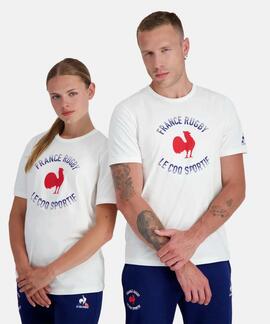 CAMISETA UNISEX FRANCIA RUGBY BLANCA