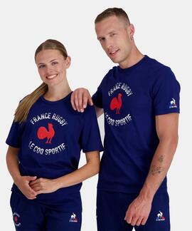 CAMISETA UNISEX FRANCIA RUGBY AZUL