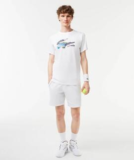 CAMISETA LACOSTE SPORT REGULAR FIT BLANCA