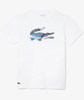 CAMISETA LACOSTE SPORT REGULAR FIT BLANCA