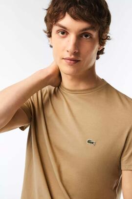 CAMISETA BÁSICA LACOSTE CAMEL