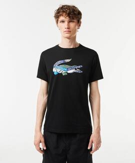 CAMISETA LACOSTE SPORT REGULAR FIT NEGRA