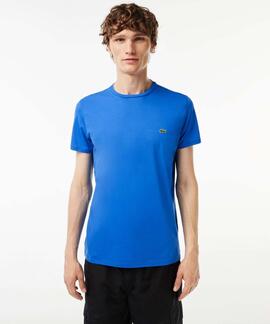 CAMISETA BÁSICA LACOSTE AZUL