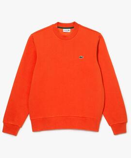 SUDADERA JOGGER LACOSTE EN ALGODÓN CEPILLADO NARANJA