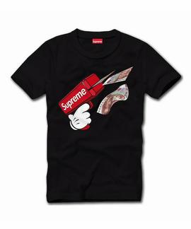 CAMISETA SUPREME CASHCANNON NEGRA
