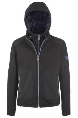 CHAQUETA ACOLCHADA DE HOMBRE MESH CON SOFTSHELL NEGRO