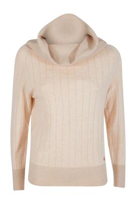 JERSEY DE MUJER CISNE LUREX BEIGE