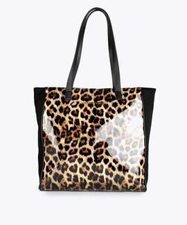 BOLSO SHOPPER CHAROL ANIMAL PRINT