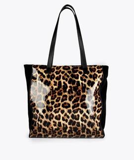 BOLSO SHOPPER CHAROL ANIMAL PRINT