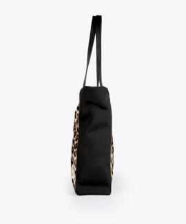 BOLSO SHOPPER CHAROL ANIMAL PRINT