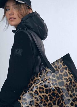 BOLSO SHOPPER CHAROL ANIMAL PRINT