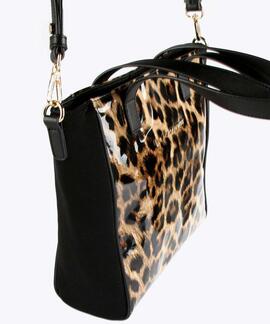 BOLSO MINISHOPPER CHAROL ANIMAL PRINT