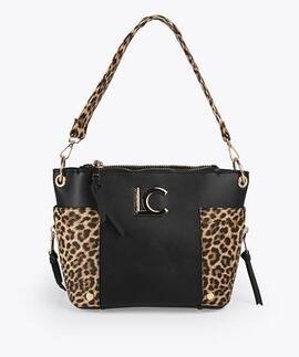 BOLSO MINI SHOPPER ANIMAL PRINT EFECTO SAFIANO