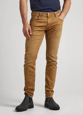 PANTALÓN VAQUERO STANLEY TAPER FIT CAMEL