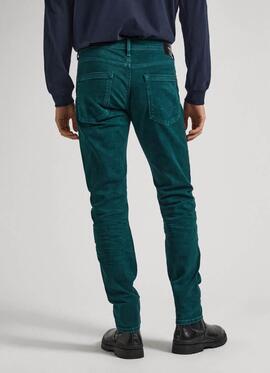 PANTALÓN VAQUERO STANLEY TAPER FIT VERDE