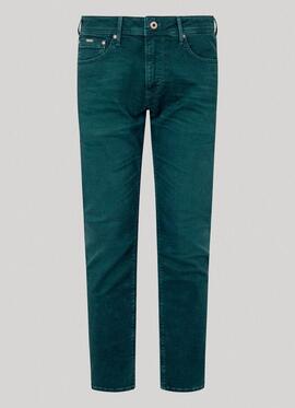 PANTALÓN VAQUERO STANLEY TAPER FIT VERDE