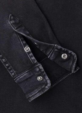 CAMISA VAQUERA DENIM GYMDIGO NEW JEPSON NEGRO DEGRADÉ