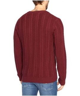 JERSEY CABLE REGULAR FIT GRANATE